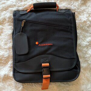 🎉HP🎉 Authentic New ARTHUR ANDERSEN Black Canvas Backpack Laptop Bag Never Used